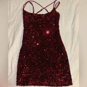 Lucy In The Sky Sequin Bodycon Dress Size S
